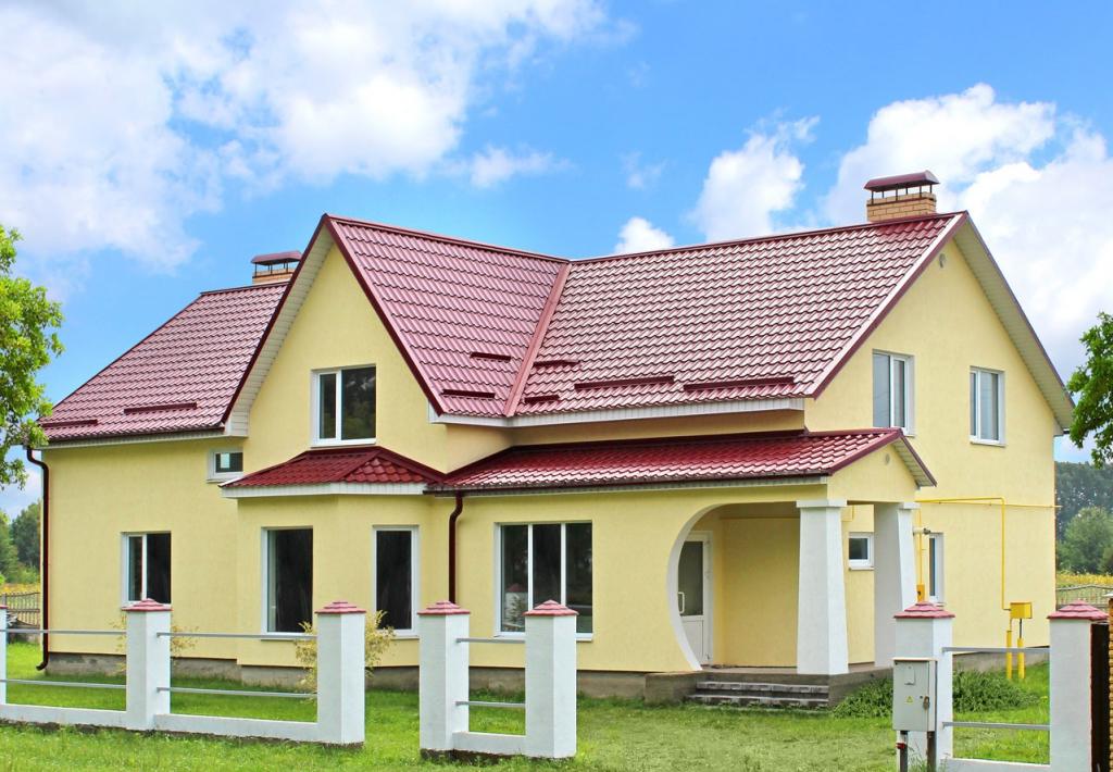 Крыша из металлочерепицы